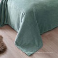 Lightweight Queen Size Flannel Fleece Bed Blanket